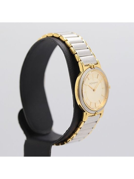 Saint Laurent Yves Gold Dial Watch main image 4